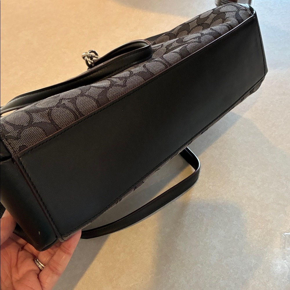 Coach Black and Gray Shoulder Bag - Picture 10 of 10